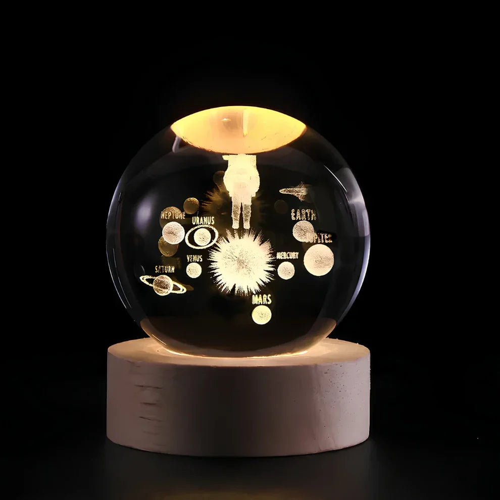 Glow Sphere – 輝く水晶玉ランプ