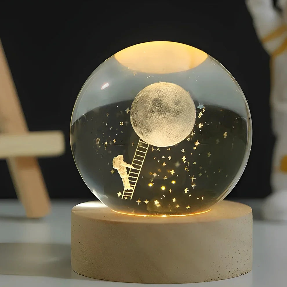 Glow Sphere – 輝く水晶玉ランプ