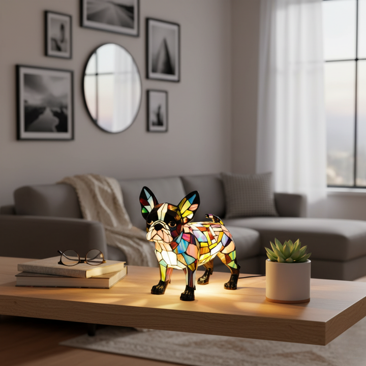 PawLamp - ユニークで芸術的な、かわいい犬の形のテーブルランプ