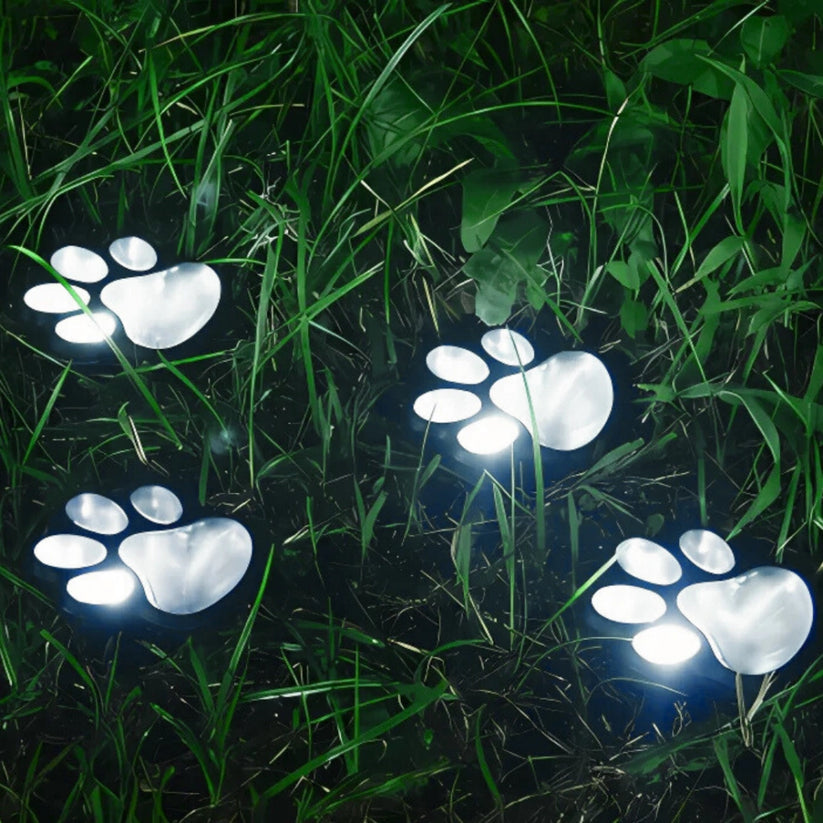 PawGlow - 屋外用LEDソーラーガーデンパライト