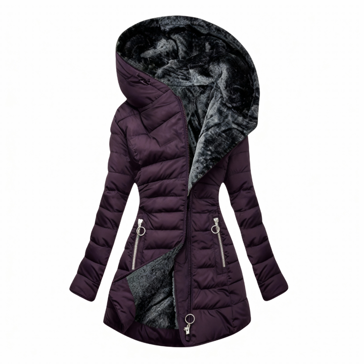 Ruchmira - フード付き防水パッドコート（フリース裏地）