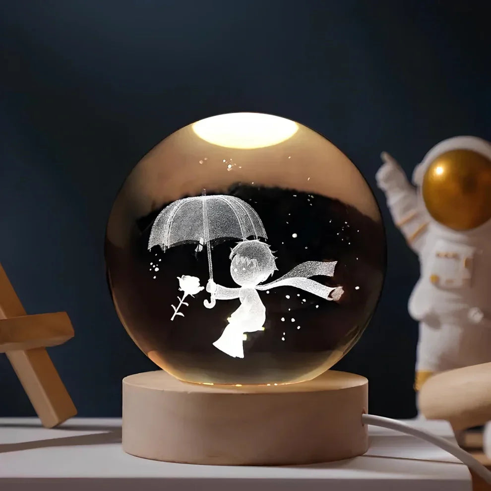 Glow Sphere – 輝く水晶玉ランプ