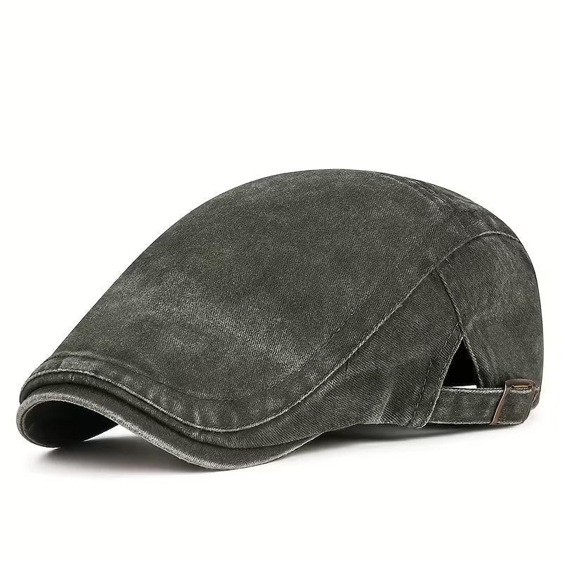 ComfyLuxe - バックル調節機能付きデニムキャップ