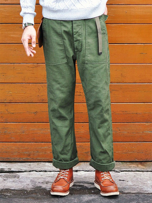 Matheos - OG-107のミリタリースタイルに着想を得たパンツ