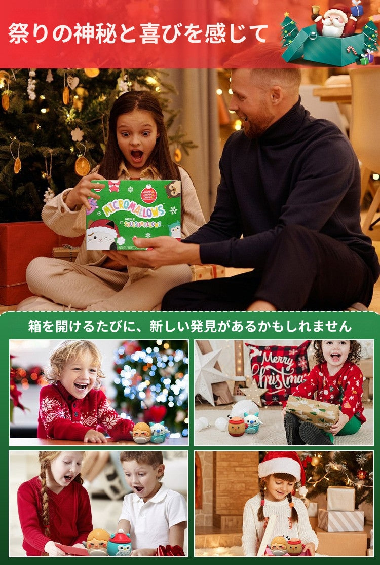 FestiveFuzzies - クリスマスアドベントカレンダー（ぬいぐるみ付き）