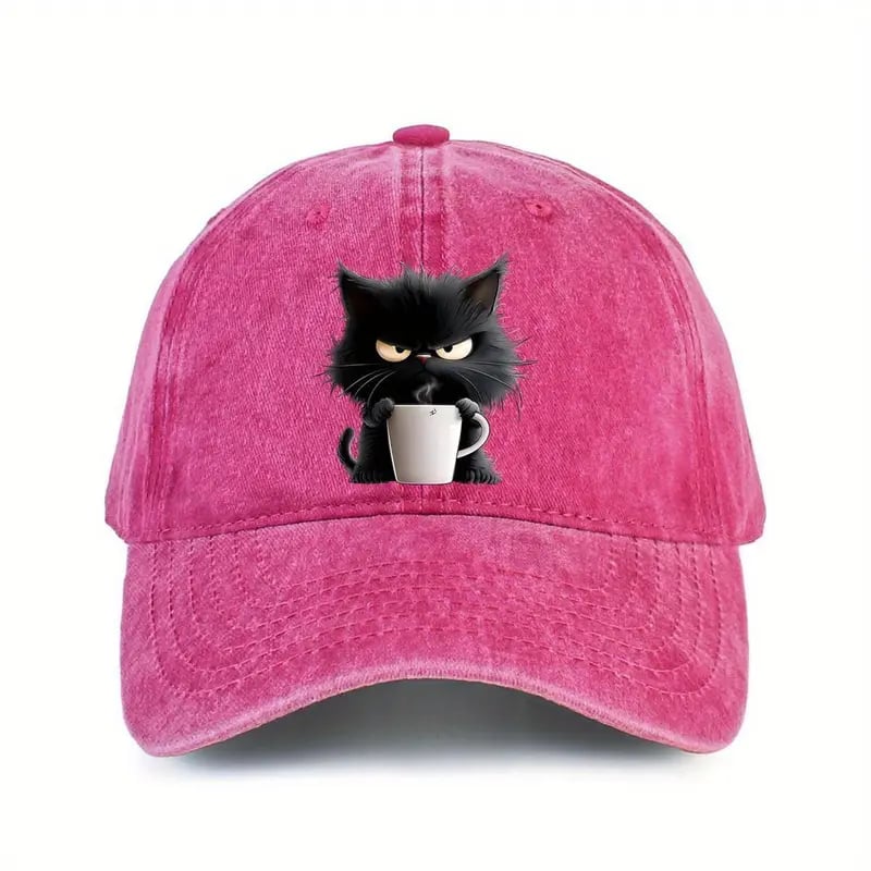 Malenia - 猫のプリント入りベースボールキャップ