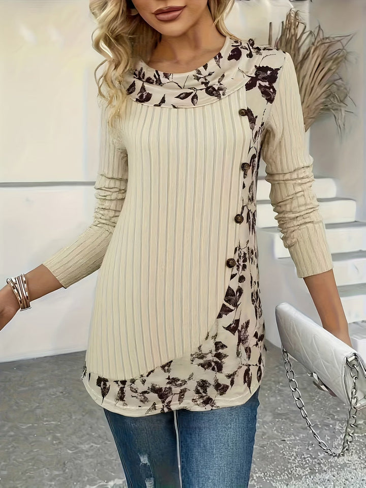 Lizeth - 長袖クルーネックTシャツ