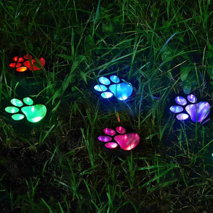 PawGlow - 屋外用LEDソーラーガーデンパライト