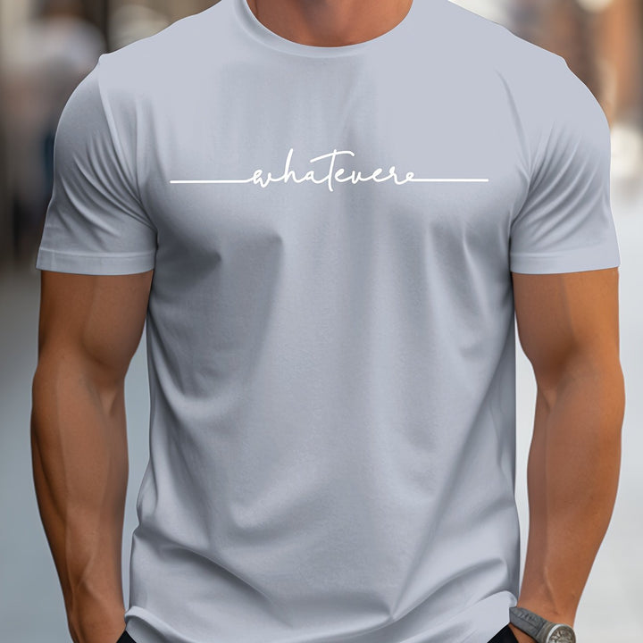 Keenan - 着心地の良いスクリプト柄Tシャツ