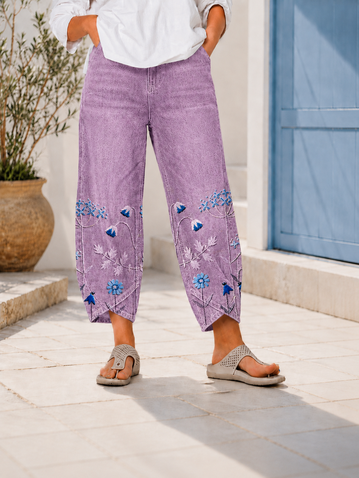 Selcen - カジュアルな刺繍入りパンツ