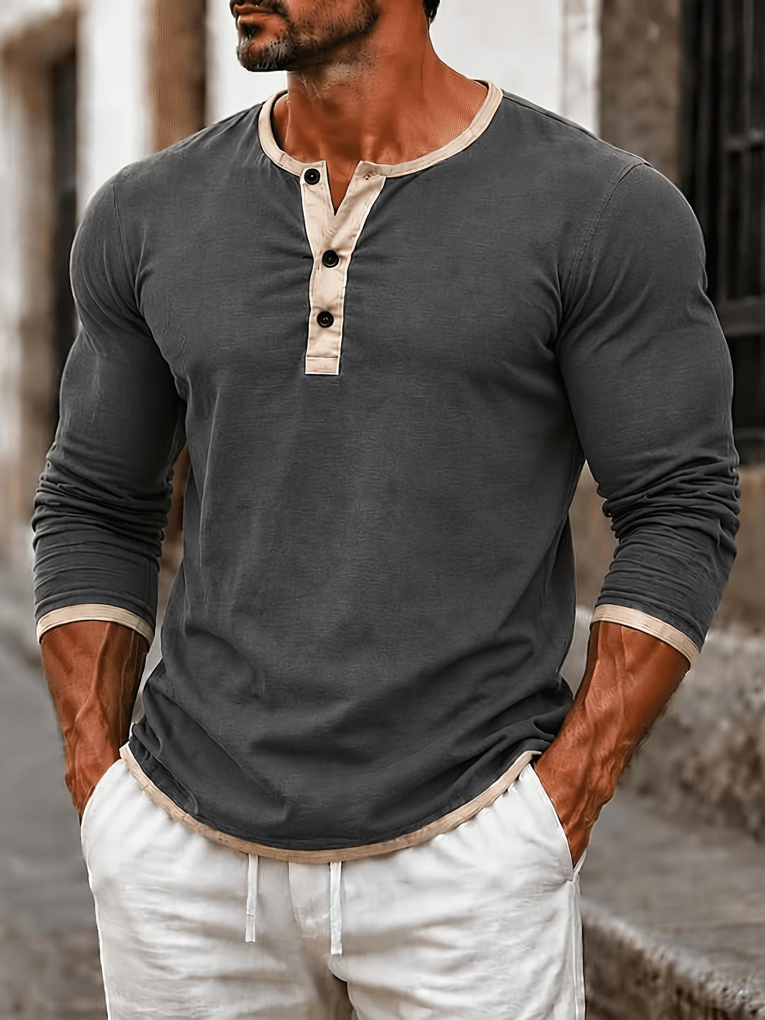 Alper - 長袖ポロシャツ