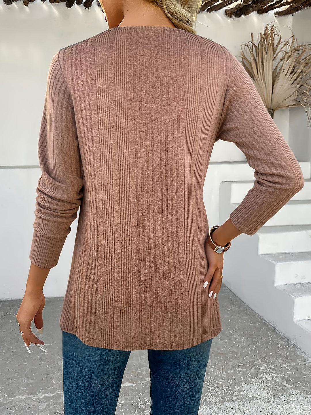 Lizeth - 長袖クルーネックTシャツ