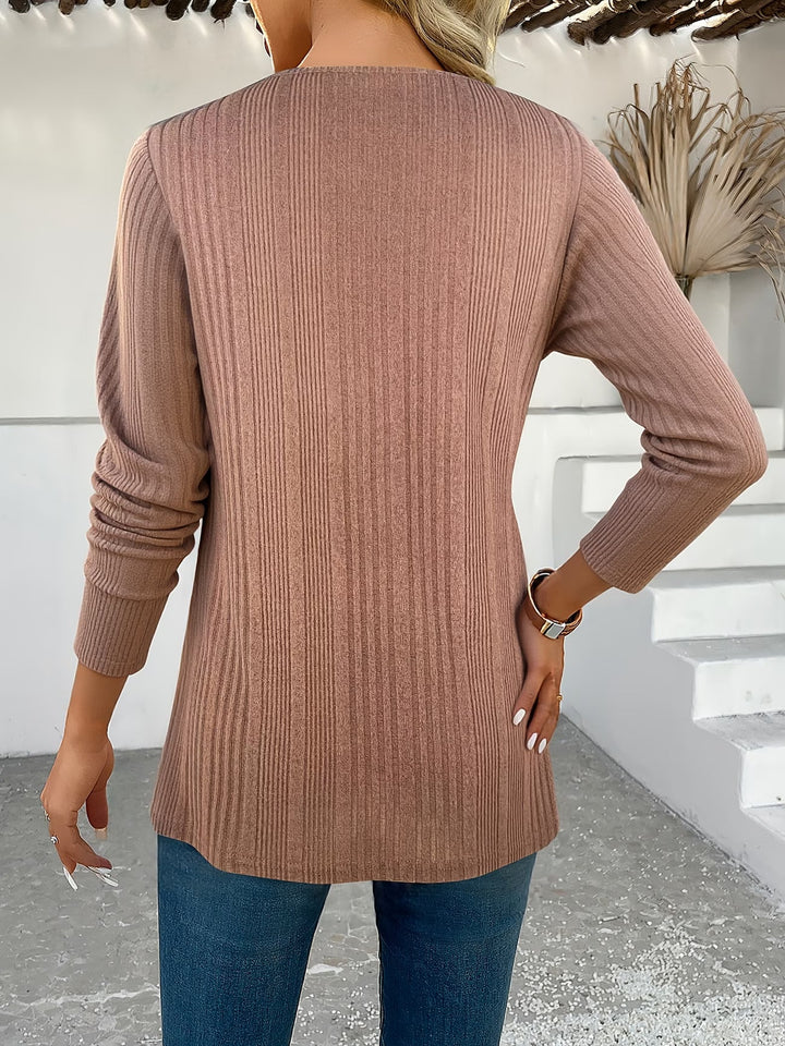 Lizeth - 長袖クルーネックTシャツ