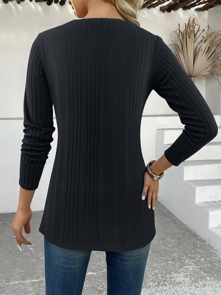Lizeth - 長袖クルーネックTシャツ