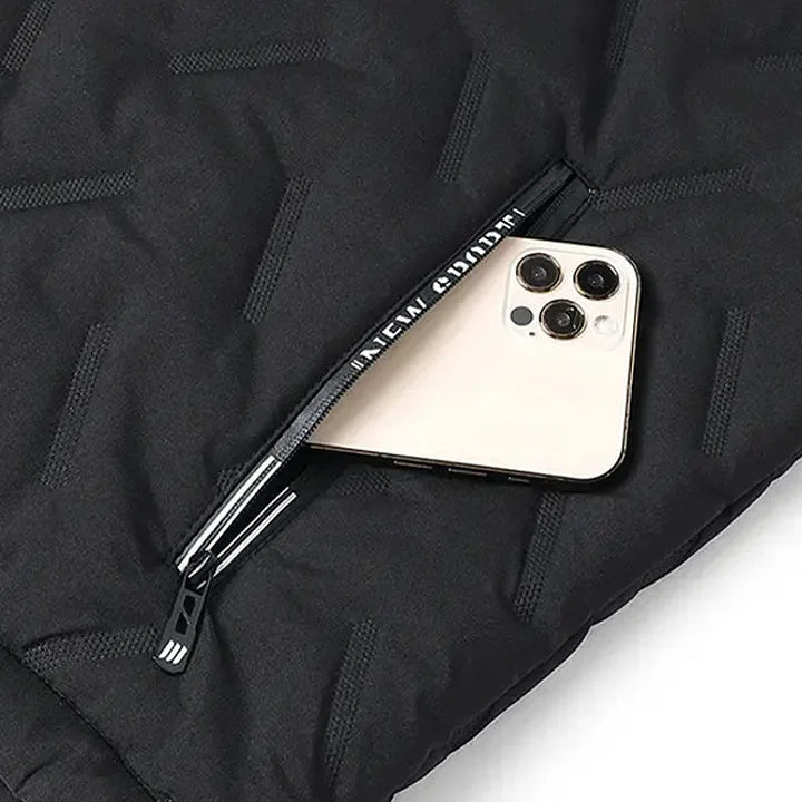 Stevie - キルティング加工の袖なしウールベスト