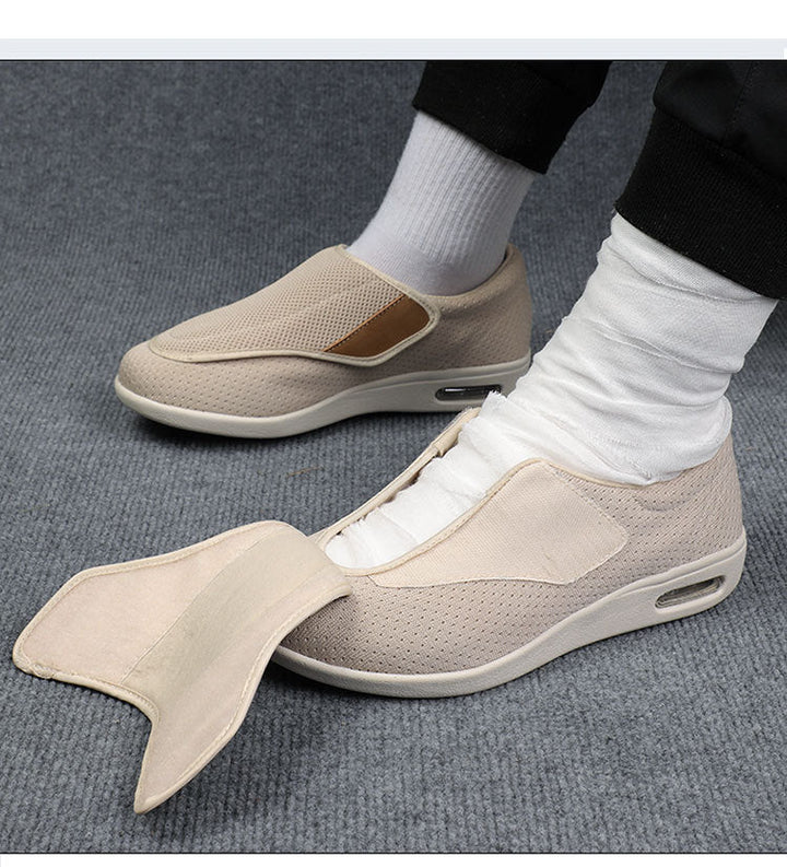 Bediha - 幅広ストラップと厚底が特徴のメッシュシューズ