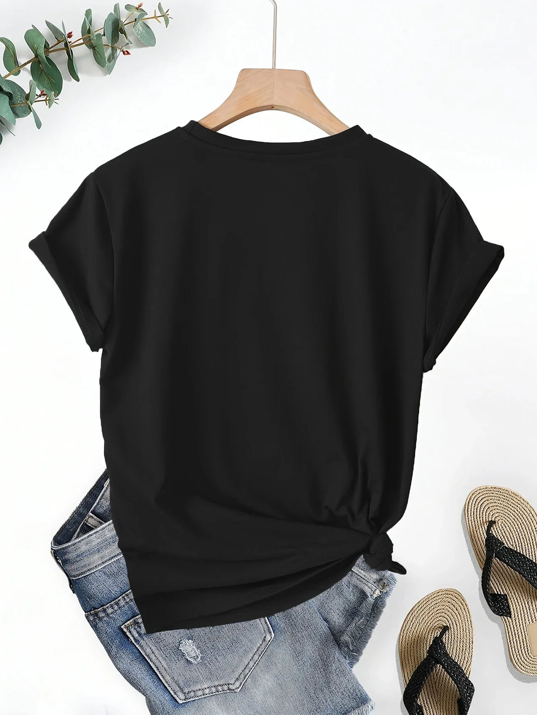 Larson - カジュアル ショートスリーブ Tシャツ ハートプリント