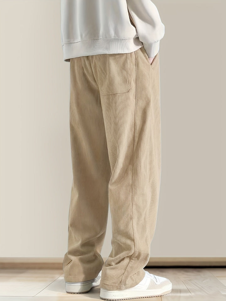 Ellyson - ウエストにドローストリングが付いたコーデュロイパンツ