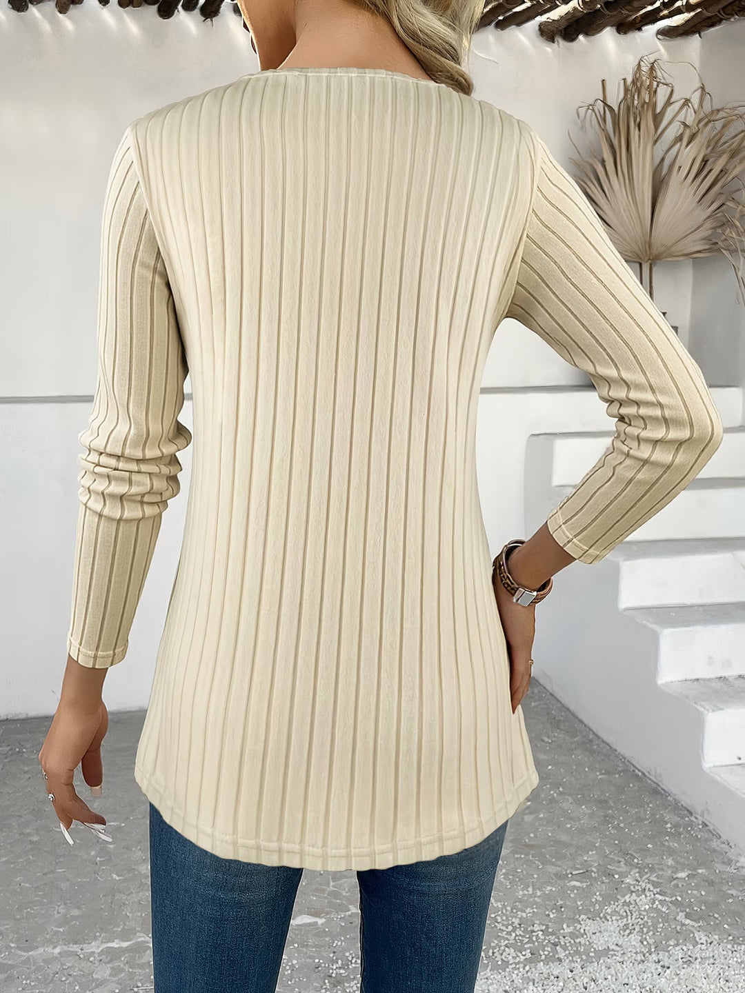 Lizeth - 長袖クルーネックTシャツ