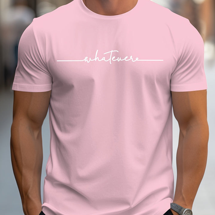 Keenan - 着心地の良いスクリプト柄Tシャツ
