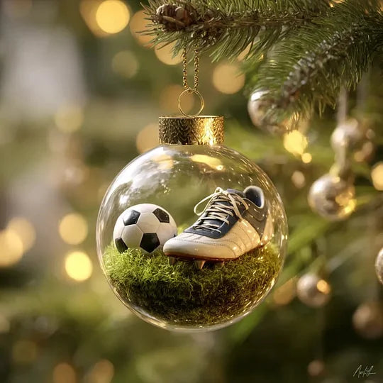 MerryBall – スポーツ風クリスマスオーナメント ガラスボール