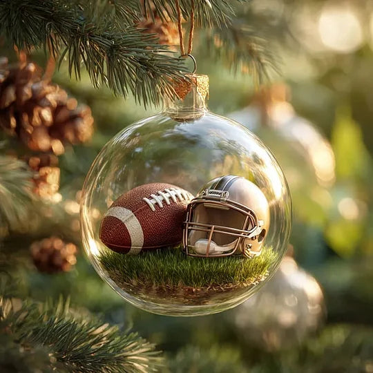 MerryBall – スポーツ風クリスマスオーナメント ガラスボール