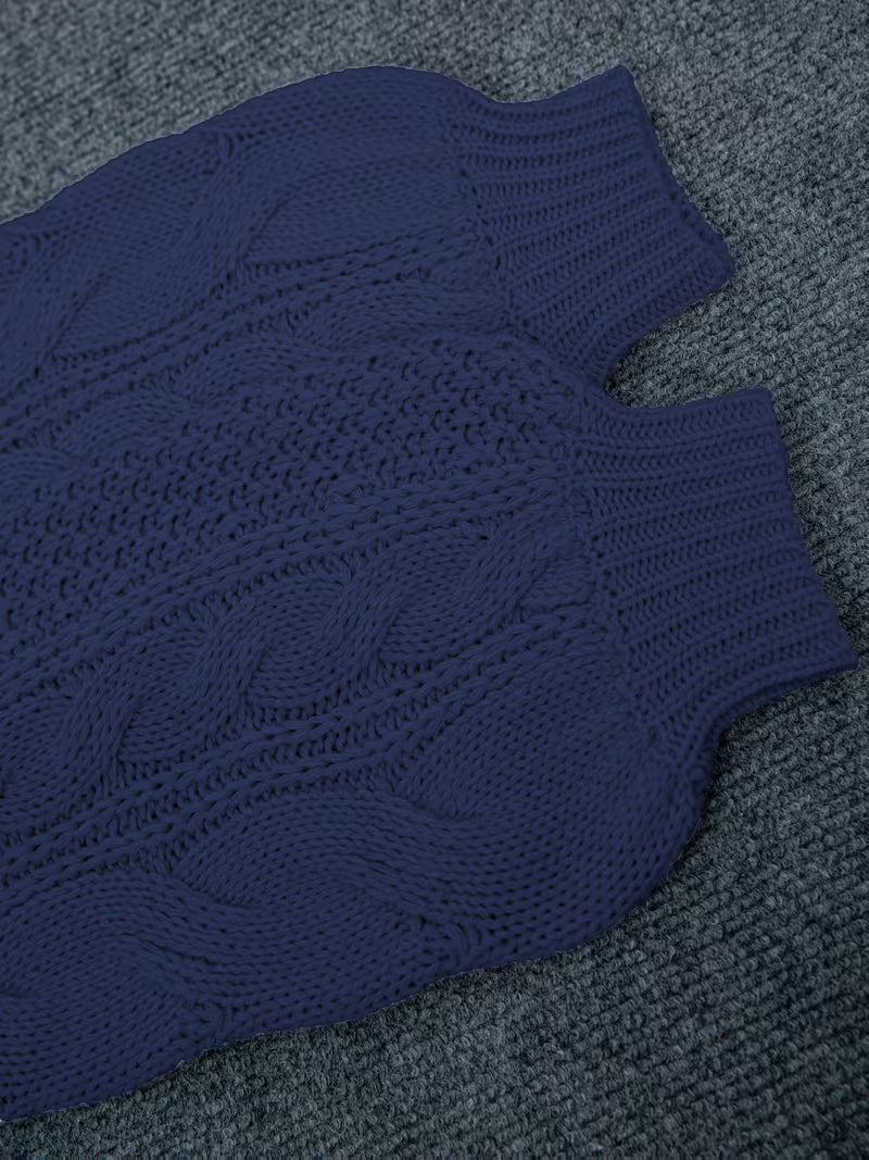 Elayra - カジュアルなルーズフィットのニットセーター