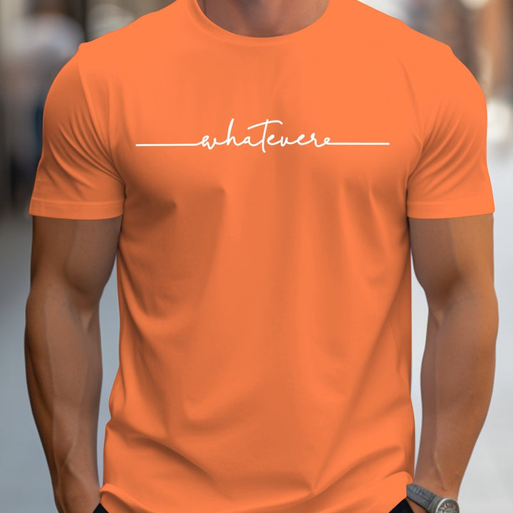 Keenan - 着心地の良いスクリプト柄Tシャツ