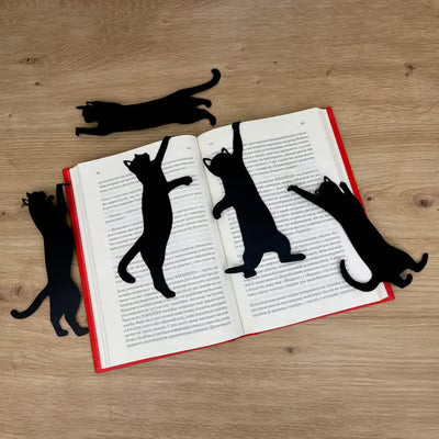 KittyMark -  猫の形をした金属製のしおり