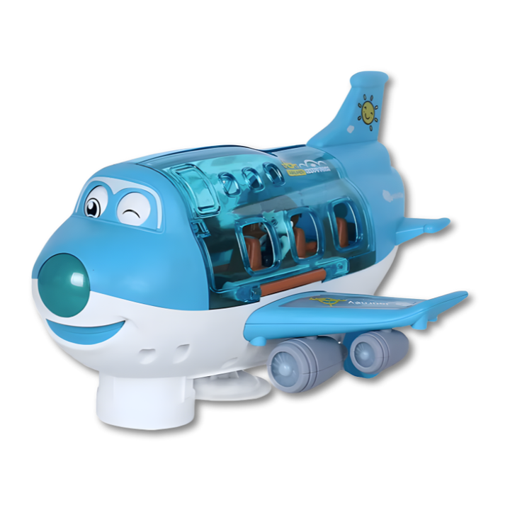 MusicJet - ライト、音楽、障害物回避機能付き電動飛行機