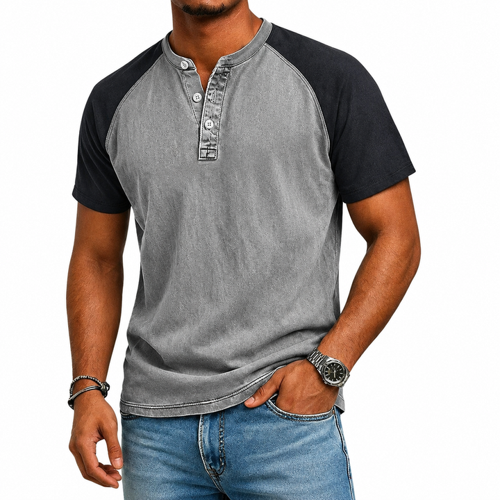 Roeland - ヴィンテージ・ツートーンTシャツ