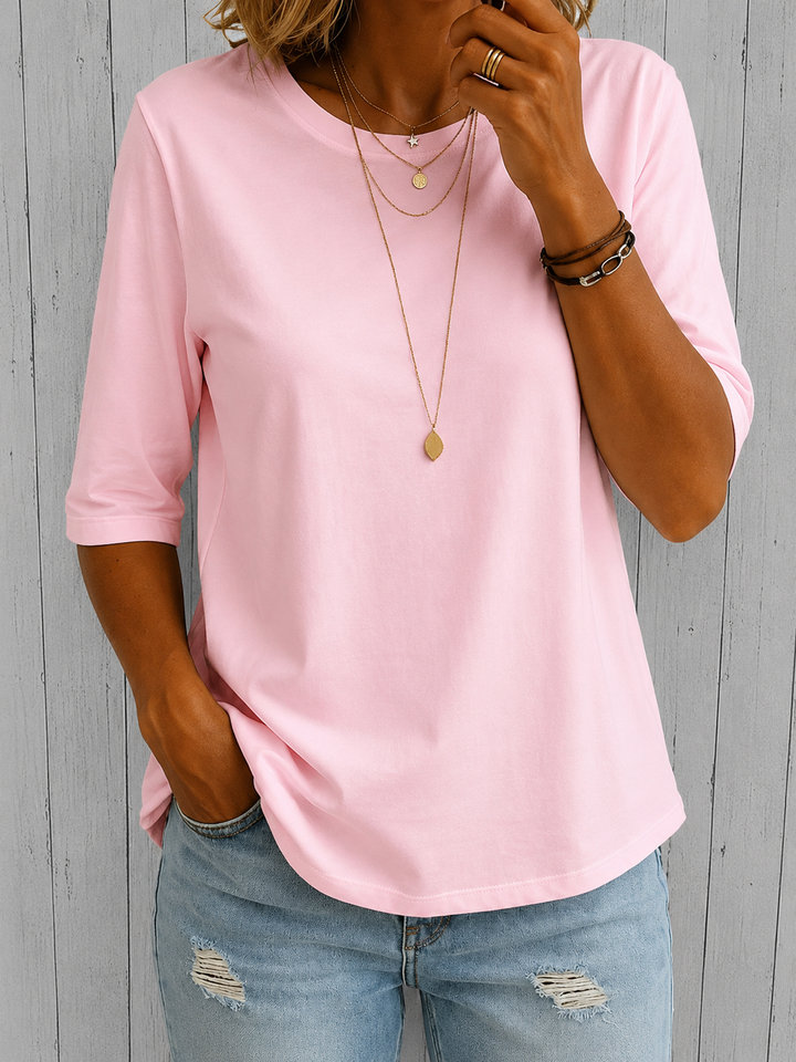Arisa - クルーネック・スリークォータースリーブTシャツ