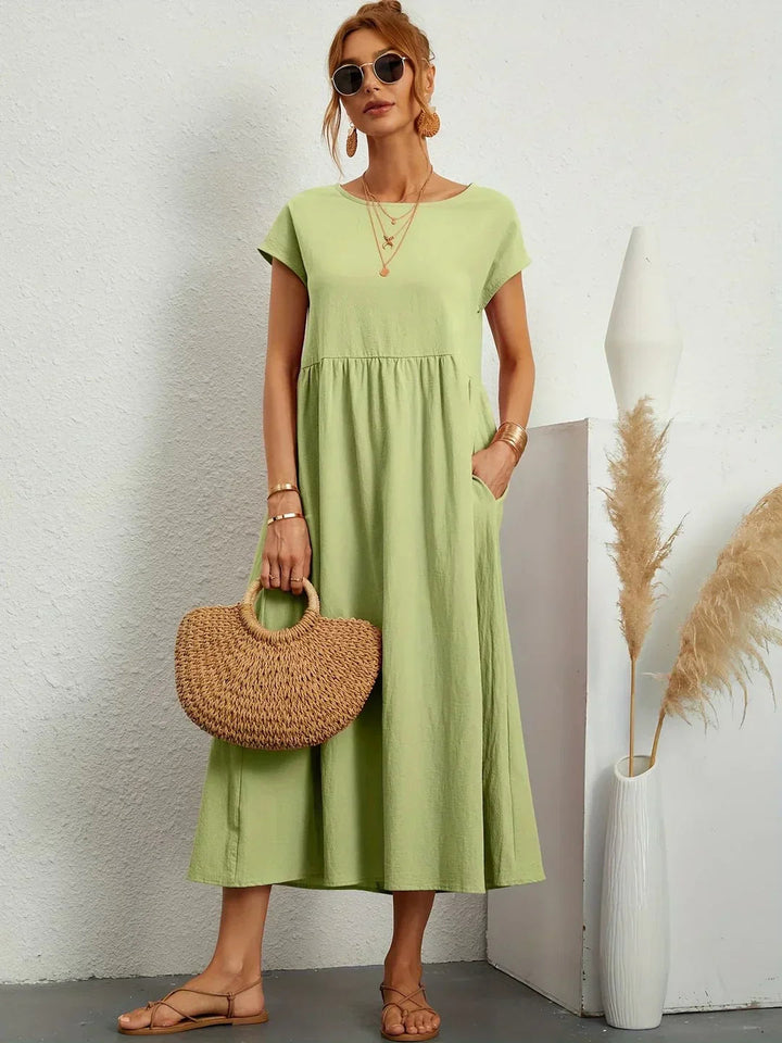 Neila - ポケット付きオーバーサイズマキシドレス