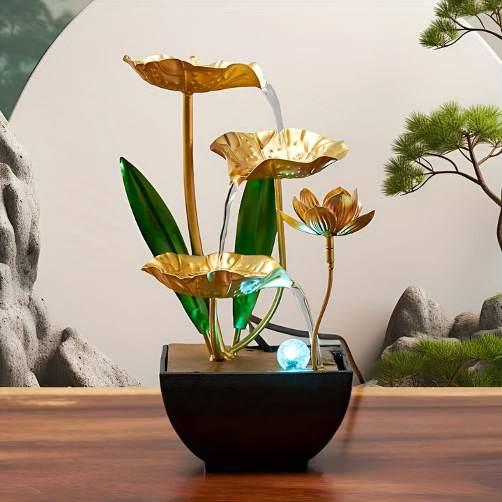 LotusAura - 加湿器付き自動屋内噴水