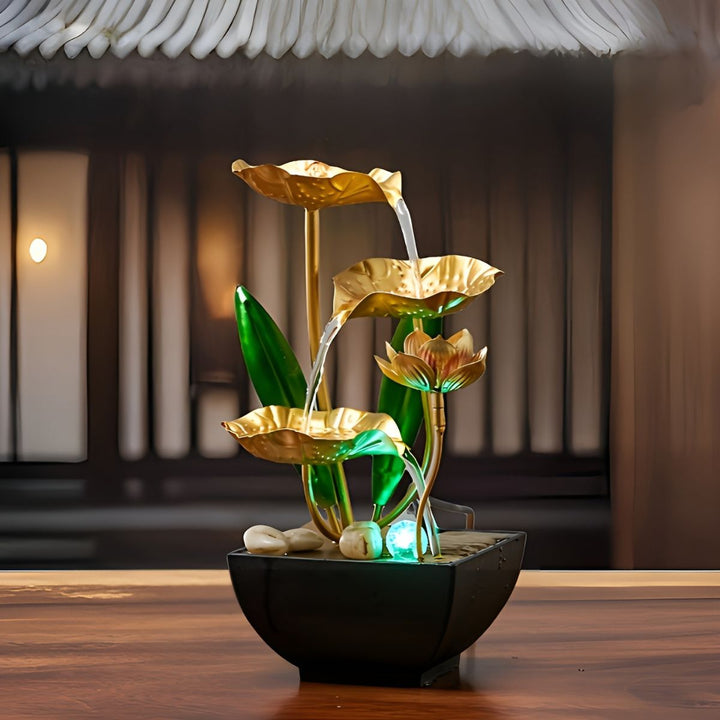 LotusAura - 加湿器付き自動屋内噴水