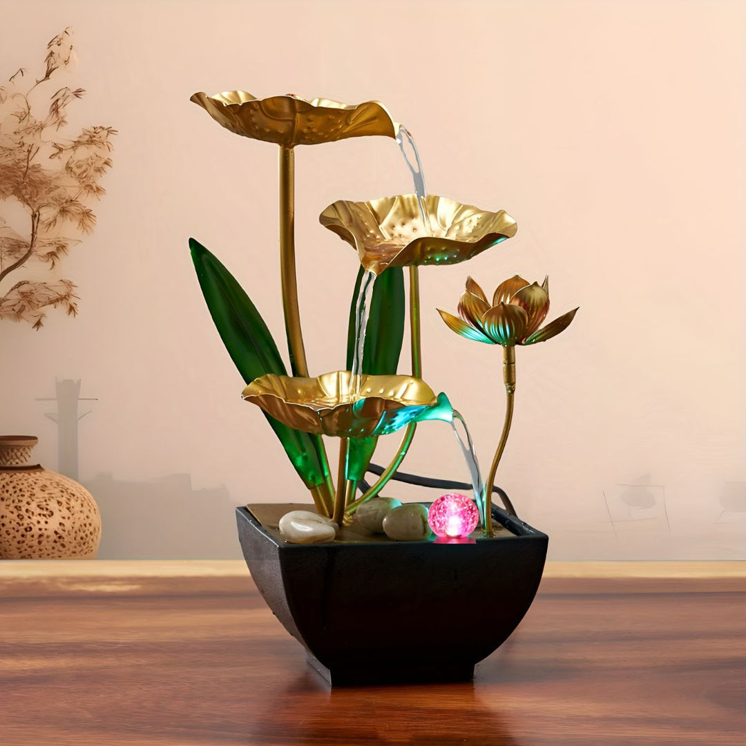 LotusAura - 加湿器付き自動屋内噴水