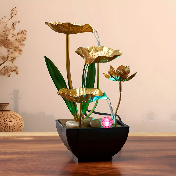 LotusAura - 加湿器付き自動屋内噴水