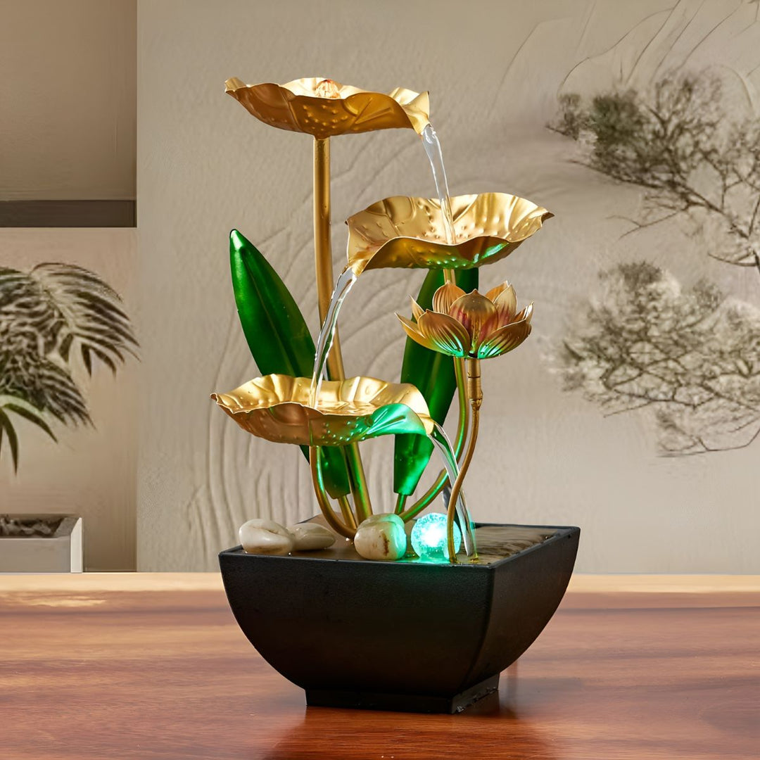 LotusAura - 加湿器付き自動屋内噴水