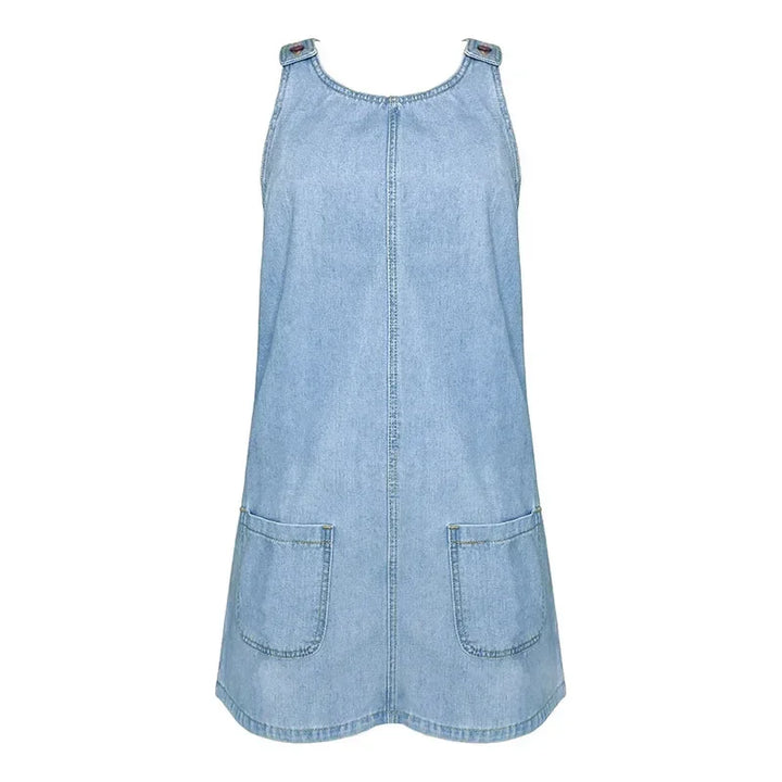 Malwina - 実用的な軽やかなデニムの夏用ドレス