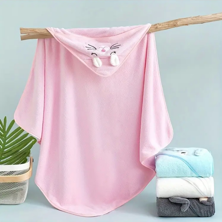 TinyTowel - 柔らかく吸水性に優れたベビーバスタオル