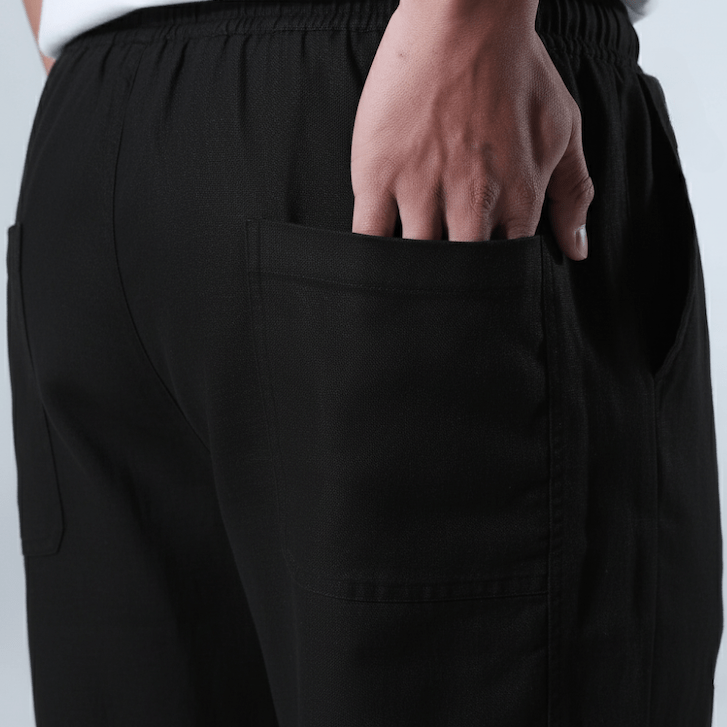 Joael - ウエストに調節可能なドローストリング付きパンツ