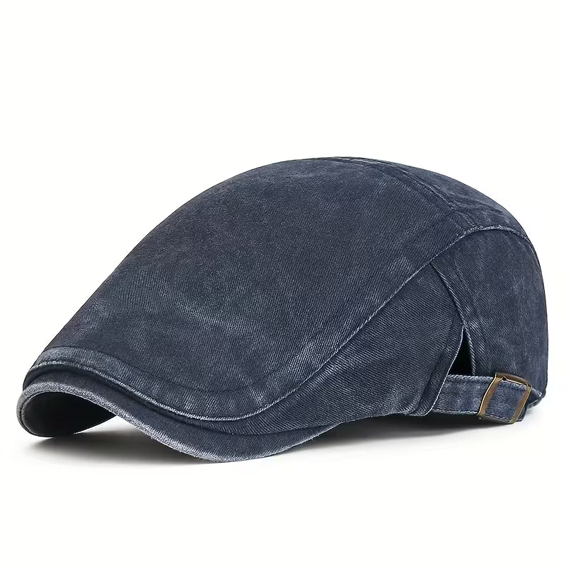ComfyLuxe - バックル調節機能付きデニムキャップ
