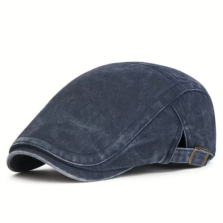 ComfyLuxe - バックル調節機能付きデニムキャップ