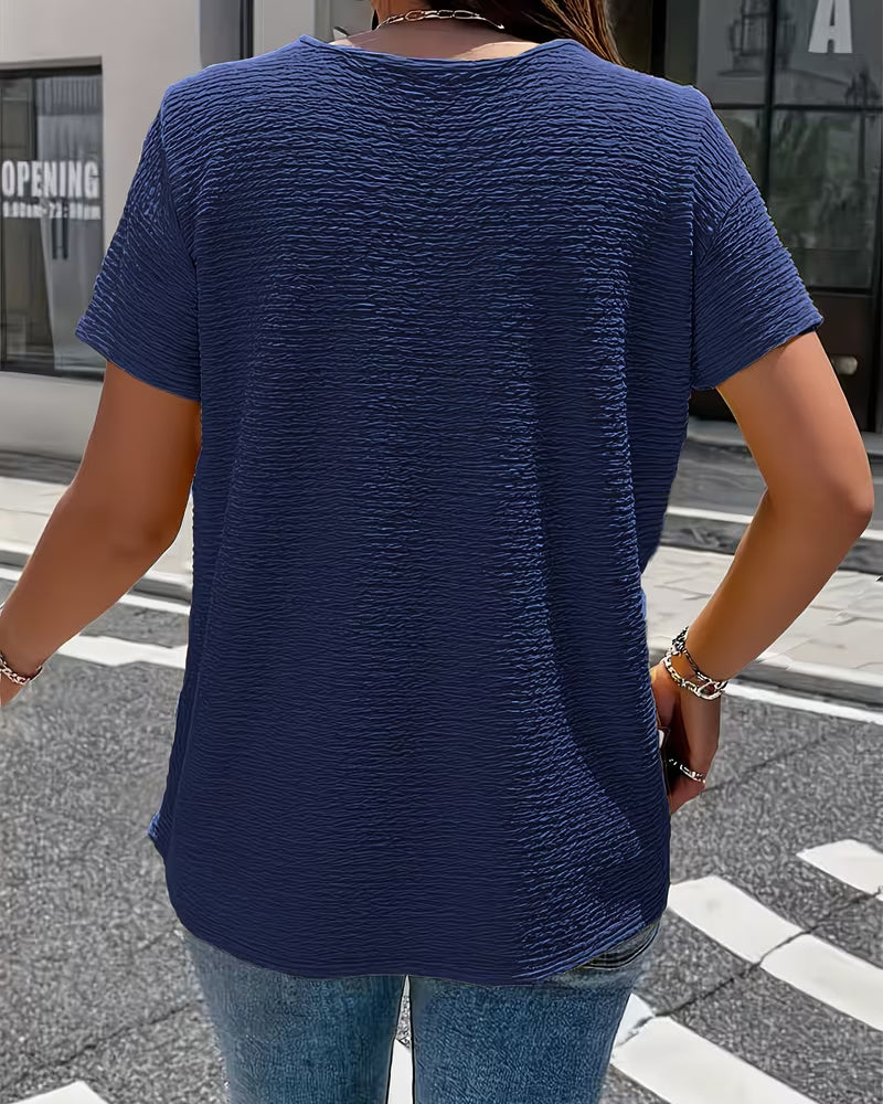 Gergina - ピーターパンカラーのTシャツ