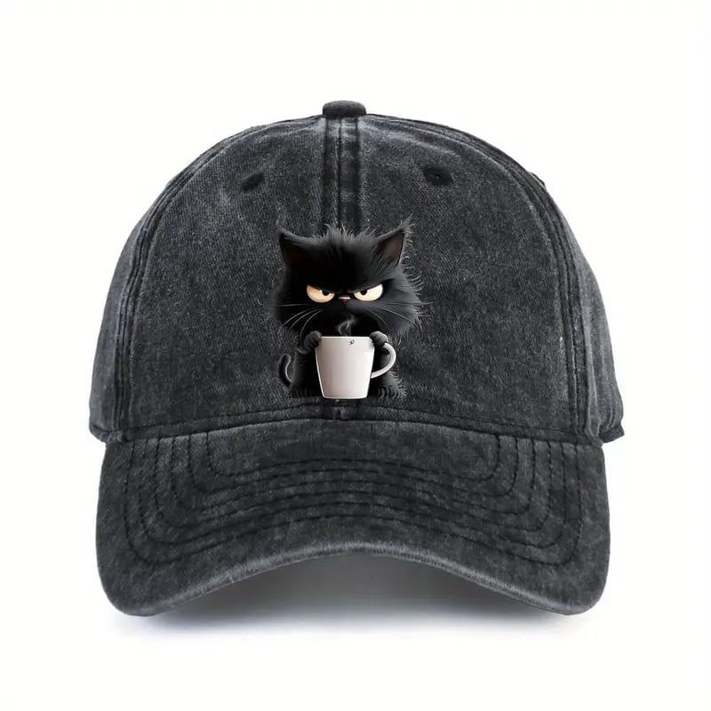 Malenia - 猫のプリント入りベースボールキャップ
