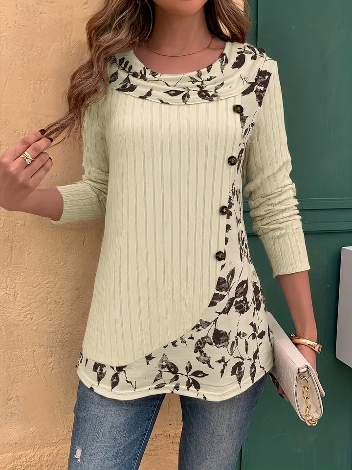 Lizeth - 長袖クルーネックTシャツ