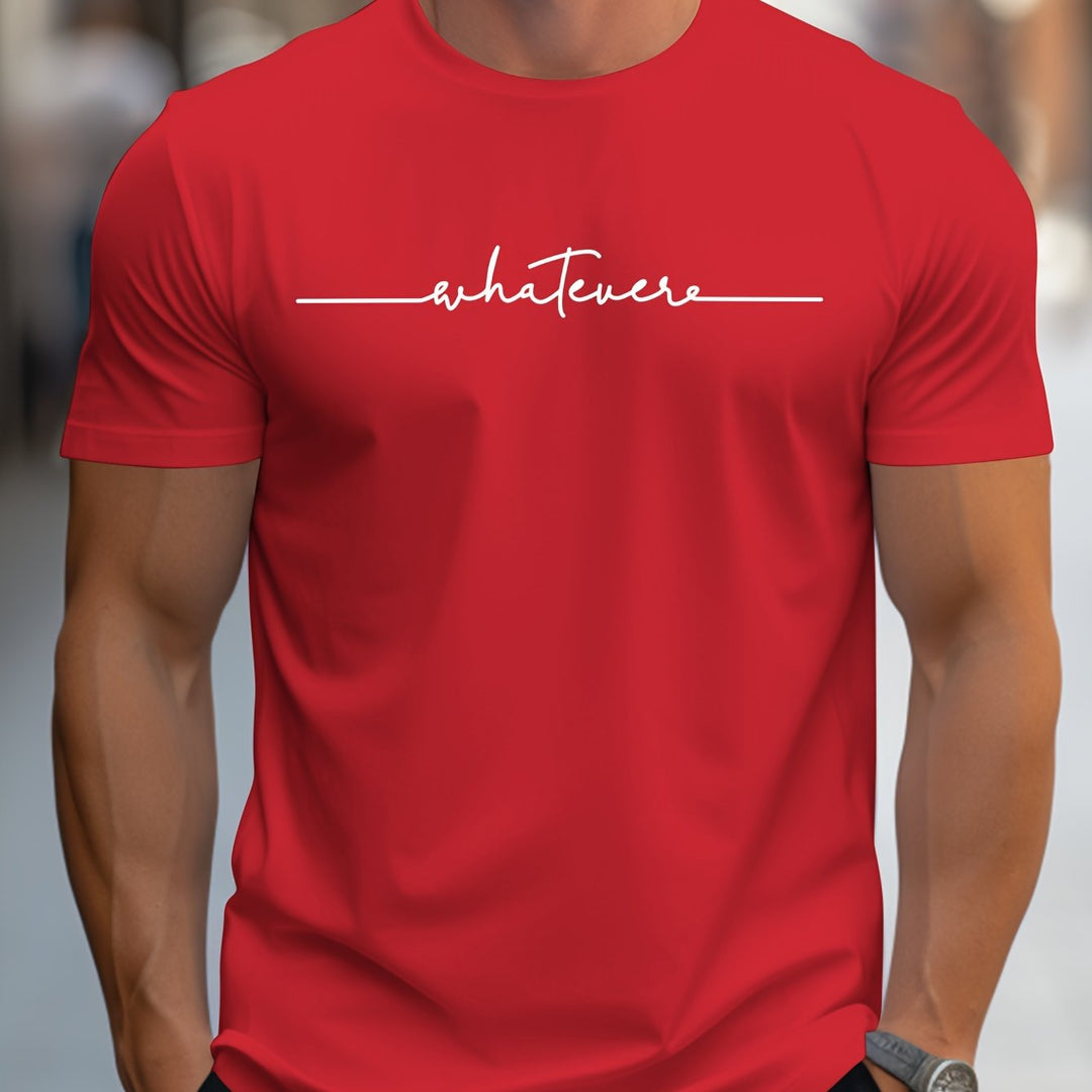 Keenan - 着心地の良いスクリプト柄Tシャツ