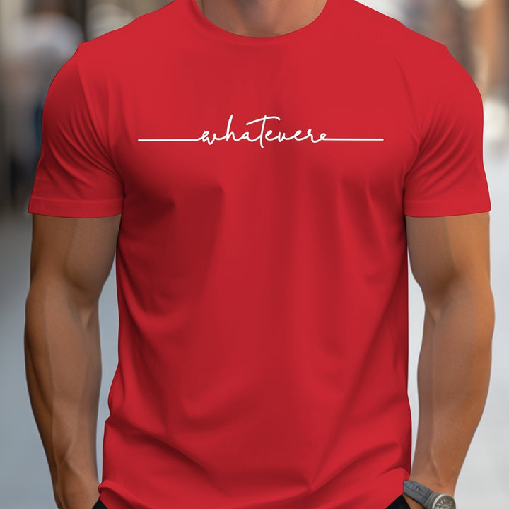 Keenan - 着心地の良いスクリプト柄Tシャツ