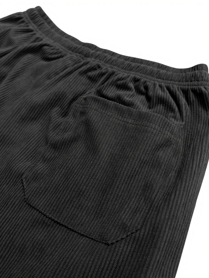 Ellyson - ウエストにドローストリングが付いたコーデュロイパンツ