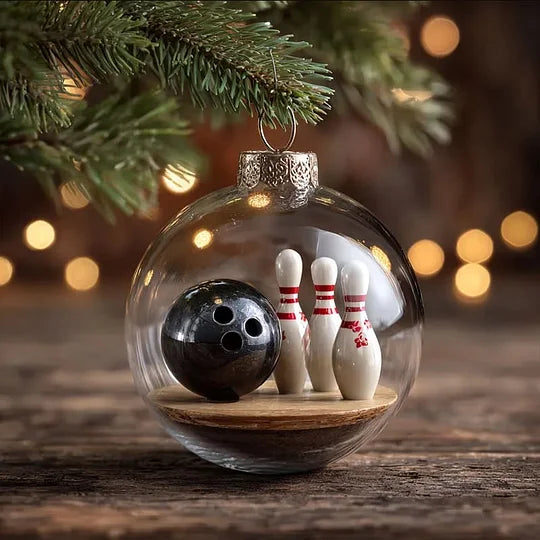 MerryBall – スポーツ風クリスマスオーナメント ガラスボール